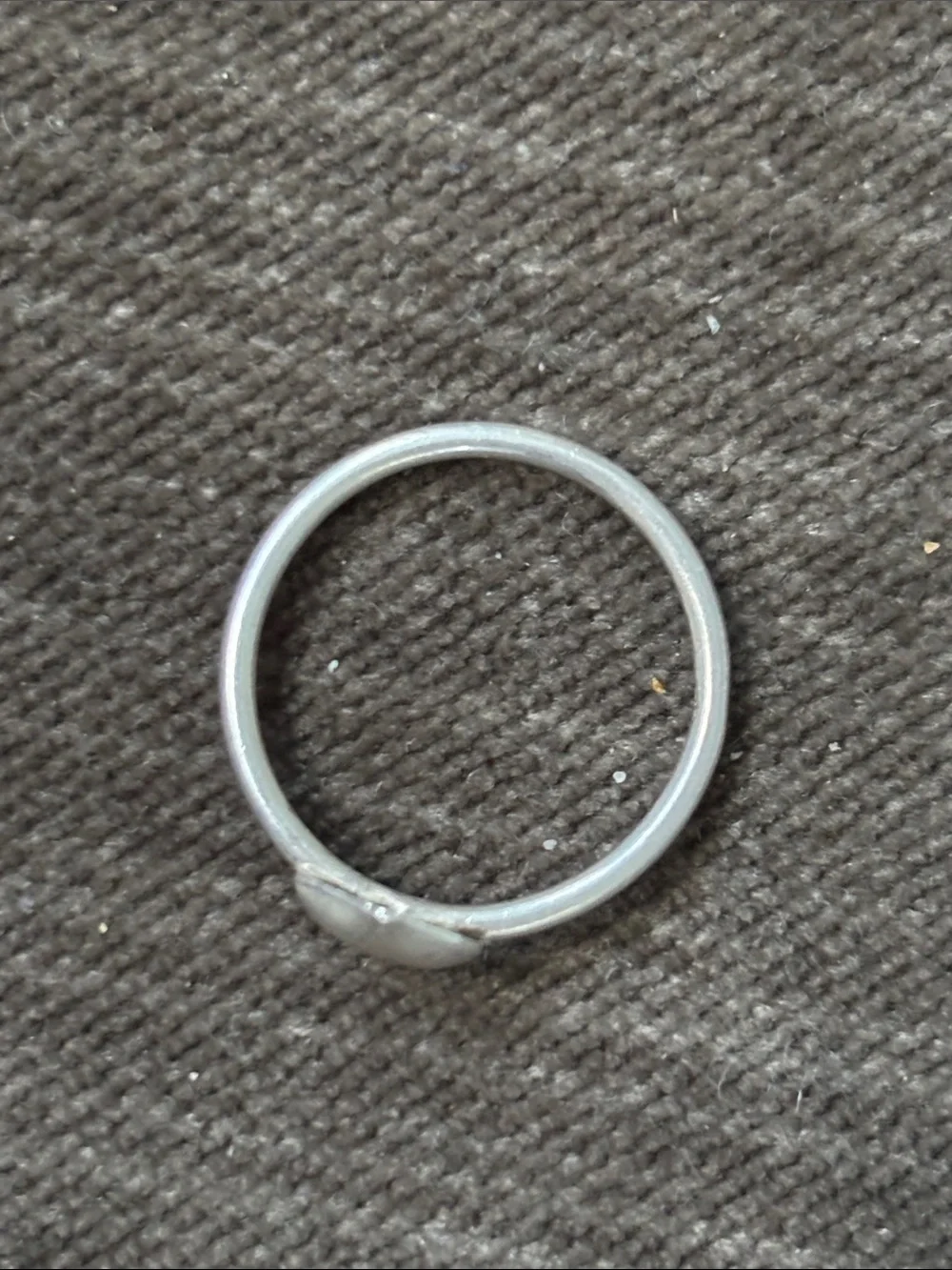 .925 STACKING RING Real solid Sterling Silver Fine Jewelry Y2K Vtg 2000s minimal